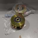 4" Heavy Duty Sliding Gate Rollers Wheels 2 Sets V Groove Slide Wheel Solid 4" Dia 1-3/4" Width Double Bearing 3000 Lbs Capacity with Screws