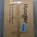 Huuger Computer Desk, 70 Inch Office Desk, Gaming Desk with Storage, Writing Desk Work Desk for Home Office, Study, Long Simple Desk, Large Legroom, Metal Frame, Rustic Brown