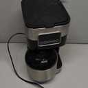BLACK+DECKER 12 Cup Thermal Programmable Coffee Maker with Brew Strength and VORTEX Technology, Black/Steel