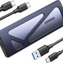UGREEN SSD Enclosure, Tool-Free USB C External, 10Gbps M.2 NVMe to USB Adapter/Reader Supports M and B&M Keys and Size 2230/2242 /2260/2280 SSDs