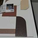 3D Textured Neutral Abstract Framed Wall Art Set of 3, 16x24 In, 16"w X 24"h X 3pcs
