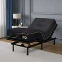 EGOHOME Twin XL Adjustable Bed Frame and 14 Inch Cooling Memory Foam Mattress, Wireless Remote Head and Foot Incline,12 inch Legs, Zero Gravity 38" x 80"