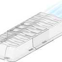 Sideways Magnetic Vent Extender for Under Furniture, Floor Resiter Vent Deflector Fits Vents 3" - 6" Wide (1PCS)