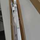 LOTUS & WINDOWARE Cordless 1" Aluminum Mini Blind 46" Wide x 60" Long, White, Room Darkening Metal Indoor Window Blinds for Home and Office