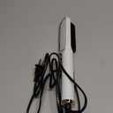 Hair Straightener Brush for Fine, Soft Hair, Ring Hair Straightener Comb with LED Display, Straightener Comb with 4 Temp Settings, Ceramic Plant Protein Coating, Negative Ion Hair Care, Gift for Women