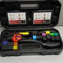 NEXTACK Rivet Nut Tool Kit with a Step Drill Bit, 120 Nutserts, Heavy Duty Rivnut Tool Set with 8 SAE & Metric Mandrels M5 M6 M8 M10 10-24 1/4-20 5/16-18 3/8-16, Organized Rugged Case (NT700)