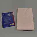 Texas Linen Co. 100% Organic Cotton Pillow Cases King Size Set of 2 - Organic Cotton Percale Weave Pillowcases King Size, Soft, Cooling, Crisp & Breathable Percale Pillow Covers for Sleeping - Blush
