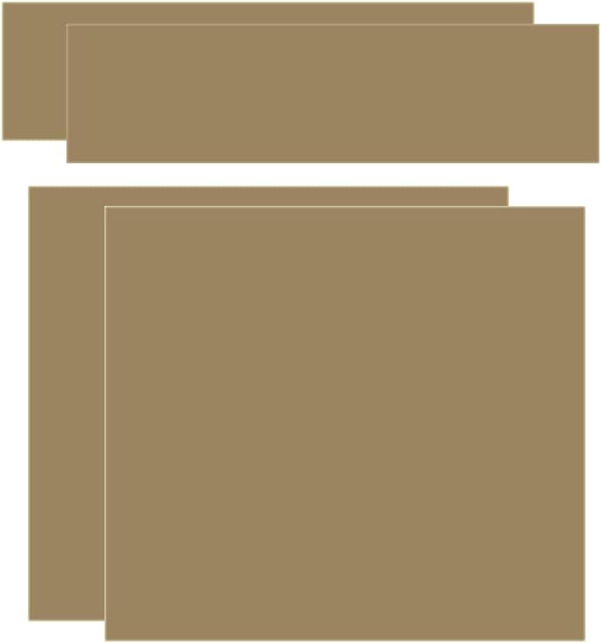 TBACW 2 Set (4pcs) 18''L X 15''W Directors Chair Canvas Replacement Covers Kit for Directors Chairs,Movie Chair Replacement Canvas Seat and Back Oxford Cloth Cover for Home -No Wooden Frame (Beige)
