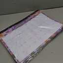 10 x 2026 Desk Calendar, Large Desktop/Wall Monthly Calendar (Jan. 2026 - Jun. 2027) 17'' x 12'' School Year Desk Planner for Teacher Family School Office Supplies (Purple)