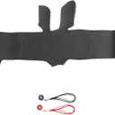 Hand Sewn Microfiber Leather Steering Wheel Cover on Wrap,Fit for Honda Civic 10th 2016-2021 / CR-V 2017-2021 / Clarity 2016-2018 / Breeze 2020-2021 / Crider 2019-2020 / Envix 2019-2020 (10.5 cm)