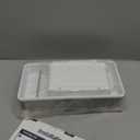 Sponge Holder for Kitchen Sink,Sink Caddy Organizer with Removable Brush Holder,Kitchen Countertop Soap Dispenser Storage with Detachable Towel Rack,White