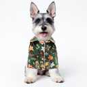 CuteBone Two-Leg Velvet Pet Christmas Pajamas Girl Dog Clothes - Soft, Cozy, and Stretchy Boy Pjs for Small, Medium Dogs and Cats Winter Sleepwear Apparel, Size: L