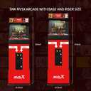 UNICO MVSX Riser with Two Adjustable Heights: 5.9/9.8 Inches Compatible for MVSX Arcade Machine and Base Set