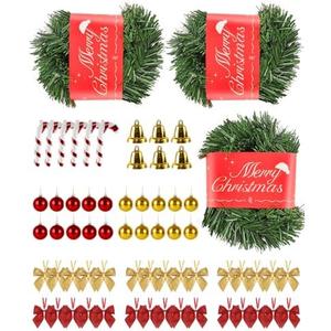 3Pack 150FT Christmas Green Garland – Soft Artificial Pine Greenery Twist Garland for Xmas Decoration, Non-Lit Holiday Greenery for Home, Fireplace Mantel, Porch, Wedding & Party Decor