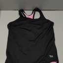 beautyin Girls Swimsuit One Piece Swimwear Athletic Competition Bathing Suit 7-16Y (15-16 Years, Black)