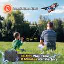 Foam RC Airplane Drone for Kids, Remote Control Helicopter, Toy Plane Fighter Jet with LED Light, Auto Hover, 360Flip, 2 Batteries (16 Mins Flight), Easy to Fly for Beginners
