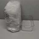 12 Pack Clear Plastic Storage Bins, Pantry Organizers and Storage, Clear Pantry Organizer Bins, Plastic Containers with Handle for Kitchen,Freezer,Cabinet,Closet,Bathroom Under Sink Storage (Medium)