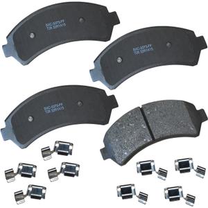 Bendix Premium SBC726 Ceramic Front Brake Pads for Chevrolet Blazer 2005-1997, S10 2004-1998, GMC Jimmy 2005-1997, Sonoma 2004-1998, Isuzu Hombre 1999-1998, Oldsmobile Bravada 2001-1997