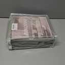 Full Blackout Sage Green Curtains 84 inches Long for Living Room, Black Out Linen Insulating Heat Light Blocking Curtains for Bedroom, 52x84 in Length, Sage Green