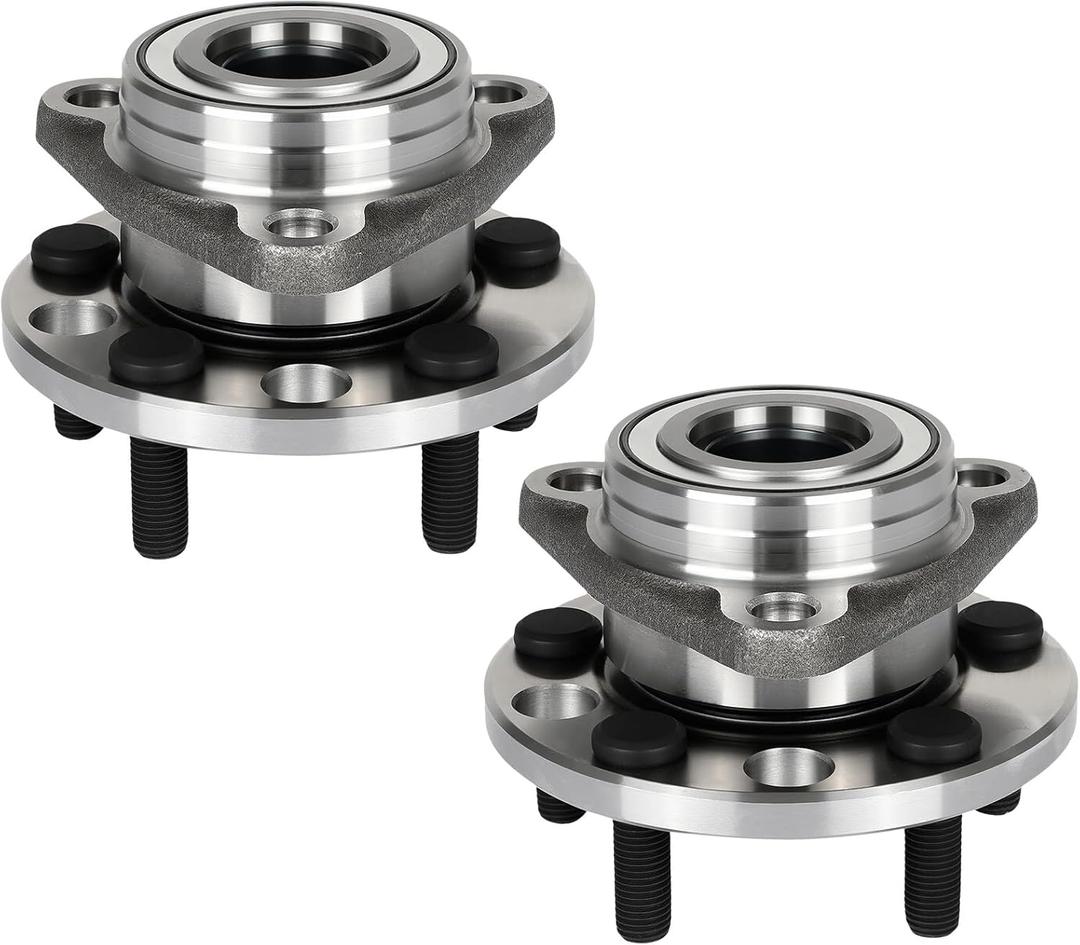 ECCPP Wheel Bearing Assembly Front fit Buick Skyhawk Skylark Somerset Cadillac Cimarron Chevy Beretta Cavalier Corsica Oldsmobile Achieva Calais Firenza 5 lugs 513017 Wheel hubs 2 pcs