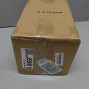 Kehail Set of 12 FloralCarved Crystal & Metal Tealight Candelabras Bulk Elegant Gold & Black Wedding Centerpiece, Dining Table Decor, Votive Candle Holders