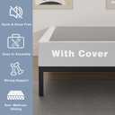 Tyndall 7 Inch Queen Box Spring, Heavy Duty Metal Box Spring for Queen Size Bed Mattress Foundation with Fabric Cover, Noise-Free, Non Slip, Easy Assembly