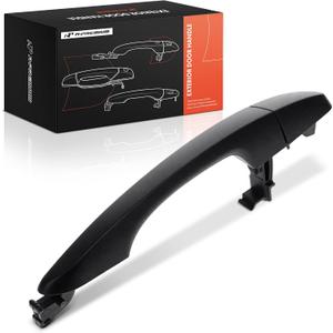 A-Premium Front Right Passenger Side Exterior Door Handle Compatible with Hyundai Tucson 2016-2021, Without Smart Key System, Primed Black