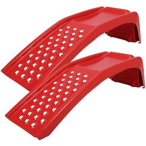 Amazon.com: Car Ramps Set 8000lbs Auto Ramp, Max Lift Height 8 inch, Set of 2 Ramps (Red, 36.42" L x 13.39" W x 11.81" H) : Automotive