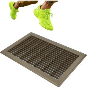 14x8 Floor Return Air Grille Fit 8x14 and 14x8 Duct Opening,Jumpable Floor Vent Cover Grille,Heavy Duty Floor Air Return Vent Cover Grill,Outer Dimensions: 15.75"W X 9.75"H