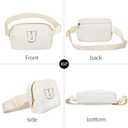 2 x Birthday Gifts Personalized Graduation Gifts for 4 5 6 7 8 9 10 11 12 13 14 Year old Girls Teen Sister Kid Initial Letter Fanny Pack Trendy Stuff White Letter U