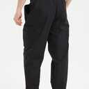 VOGRYE Scrub Pants for Men - Pants with 7 Pockets Waistband, Anti-Wrinkle Scrubs for Men (Black, XL)