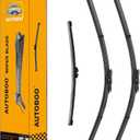 AUTOBOO 28"+28" Windshield Wipers with 11" Rear Wiper Blade Replacement for Ford Escape 2013-2019 -Original Factory Quality (Pack of 3)