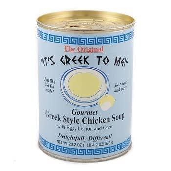 It's Greek To Me Chicken Soup, Greek Style, 20.2 Ounce (Pack of 12), BBD: 10/31/27