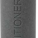 Resin Neutral Gray Sandstone Conditioner Engraved Bottle Refillable Pump Dispenser, Durable Waterproof Resin Construction for Bath, Shower - Gray Sandstone Satin Nickel Pump