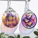 Christmas Ornament, Bat Christmas Decor, Bat Ornaments for Christmas Tree, Stained Glass Ornament, Bat Gifts, Holiday Decorations and Xmas Gifts Ideas