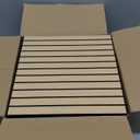 16-Pack Peel and Stick Acoustic Wall Panels, 11.8" x 11.8" PET Soundproof & Noise Cancelling Acoustic Felt, Self-Adhesive 3D Sound Absorbing Slat Wall Paneling for Interior Wall Decor, Natural Oak