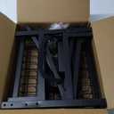 Over The Sink Dish Drying Rack - Adjustable 2 Tier Large Capacity Stainless Steel Drainer with Cutlery & Utensil Holders, Kitchen Storage & Organization, 30"-33.9" L x 11" W x 21.5" H, Black