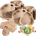 32 Pcs Heart Shaped Egg Carton for Valentine's Day & Easter, Reusable Egg Cartons Holds 3 Eggs, Bulk for Home Kitchen Baking Storage (32)