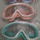 NSSIW Swim Goggles Swimming Kids-Goggles: Anti Fog No Leak with Nose Clip Earplugs for Girls Boys Youth 6-14 3 Pack (04 Blue Pink & Light Green & Pink)