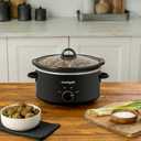 4-Quart Classic Slow Cooker, Black, Dishwasher-Safe: Stoneware And Lid Are Both Dishwasher-Safe, For Easy Cleaning, SCV400-SS