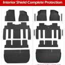 TAPTES Floor Mats & Cargo Mat,Door Sill Guards for Chevy Traverse 2009–2017