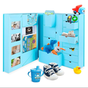 Baby Keepsake Box - Baby Memory Box - Baby Boy Girl Keepsake Box Tins Memory Box Pregnancy Baby Bubbs Storage Box Baby First Year Box Library Baby All-in-One Organizer