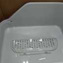 SpaceTime Large Cat Litter Box with High Sides,Cat Boxes for Indoor Cats,Cat Litter Pan for Kitty,Litter Box with Low Entry,Easy to Clean,Anti-Splashing(Grey)