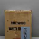 Vanity Makeup Mirror with Lights,3 Color Lighting Modes Detachable 10X Magnification Mirror Touch Control,360Rotation, White (14.6Inch)