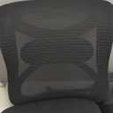 Home Office Desk Chairs, Ergonomic Office Chair with Lumbar Support & 3D Headrest, Computer Desk Chair with Flip-up Armrests, Perfect for Office or Study, Black/Silver