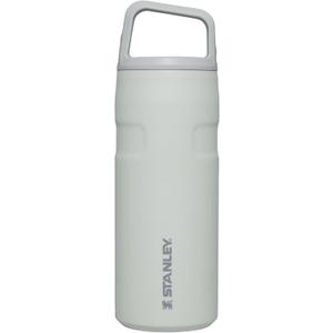 Stanley IceFlow Cap and Carry Water Bottle | Wide Mouth Twist Lid | Lightweight & Leakproof for Travel & Sports | Insulated Stainless Steel | BPA-Free (Fog Glimmer)
