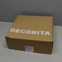 DECORITA Blue Felt Bulletin Board 47"x35" | Large Cork Bulletin Board Alternative for Office, Home & Classroom | Felt Wall Tiles (12-Pack) | Blue Classroom Decor Office Supplies | Dark Blue