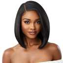Outre Lace Front Wig Perfect Hair Line 13X4 JENISSE (DR2/GIBRN) (Dark Brown Root with GINGER BROWN)