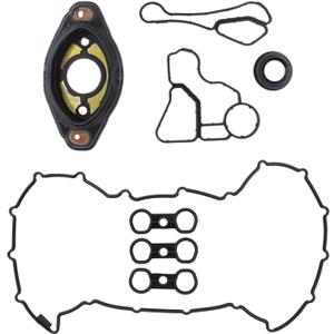 MOTOKU Engine Valve Cover Gasket Oil Filter Adapter Housing Oil Cooler Valvetronic Gaskets Camshaft Adjuster Eccentric Shaft Actuator Seal Set for BMW E60 E82 E90 E91 E61 E70 N51 N52 Engine