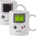 Paladone Gameboy Heat Changing Coffee Mug - Gift for Gamers, Nerds, Nintendo Mario Fans, Men, and Retro 90s Game Enthusiasts - 10 Ounces